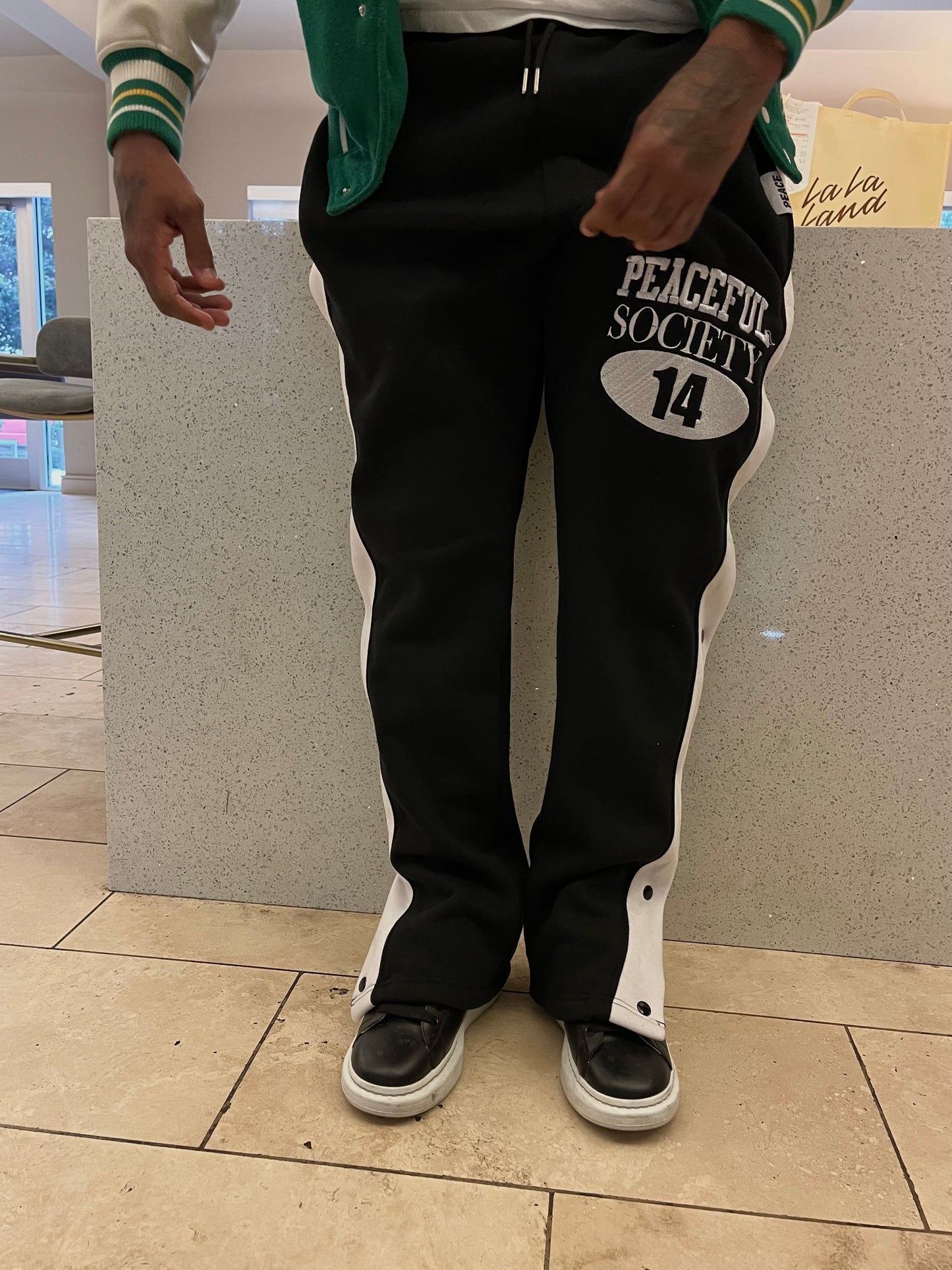 ‘New York Style’ Baggy Detachable Peaceful Society Sweats