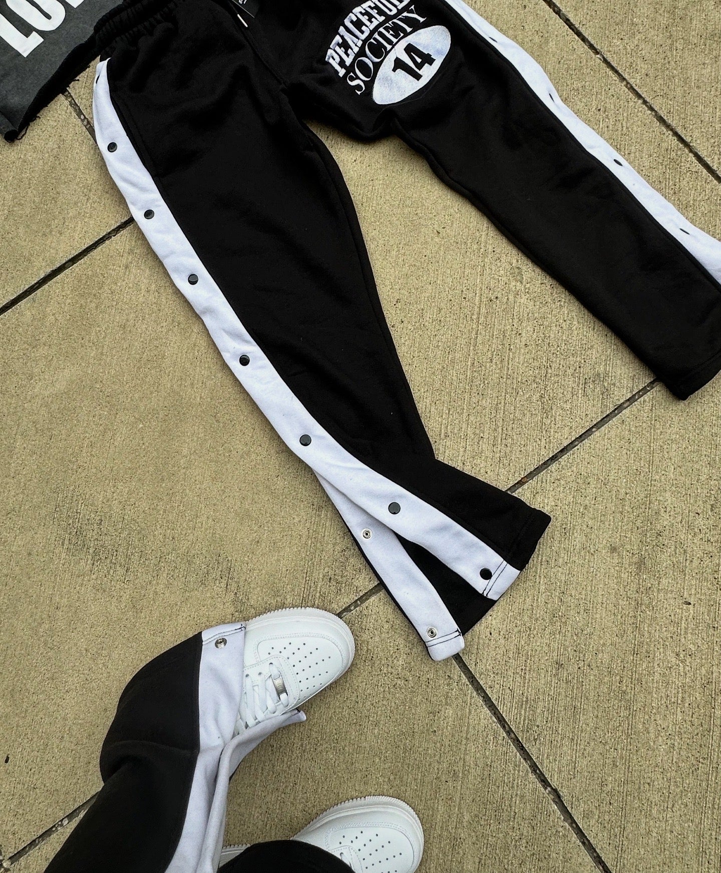 ‘New York Style’ Baggy Detachable Peaceful Society Sweats