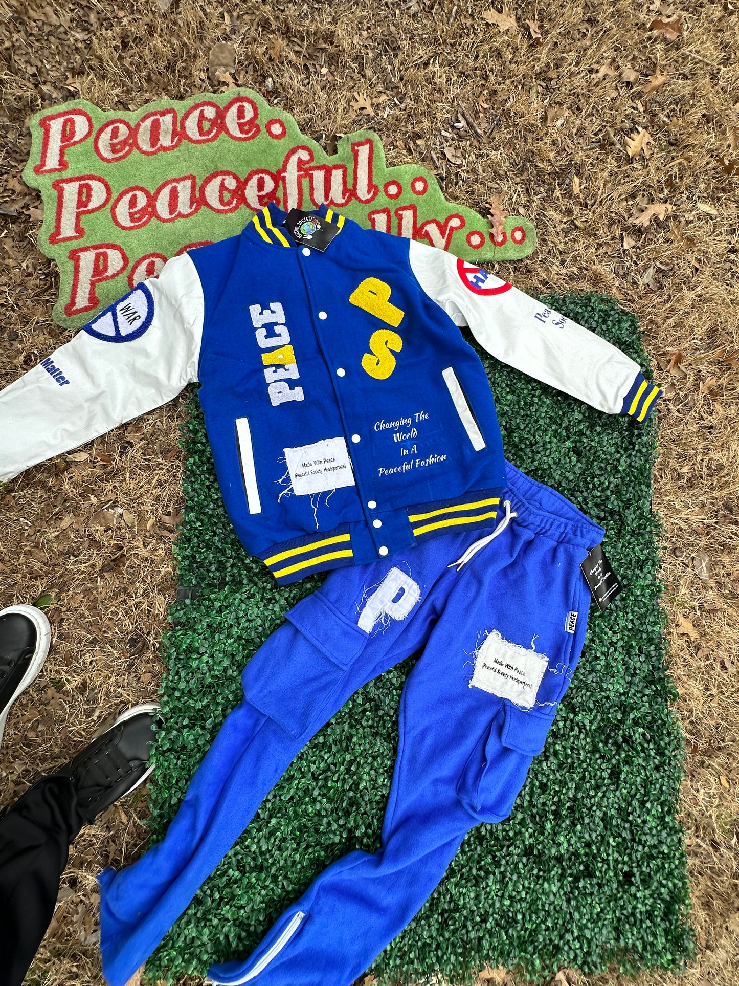 PS Smiley Varsity Coat “Royal Blue”