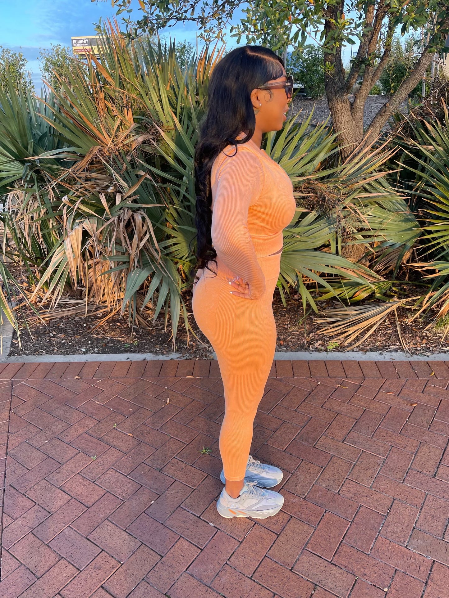 ‘Orange is Fun’ Peaceful Jumpsuit