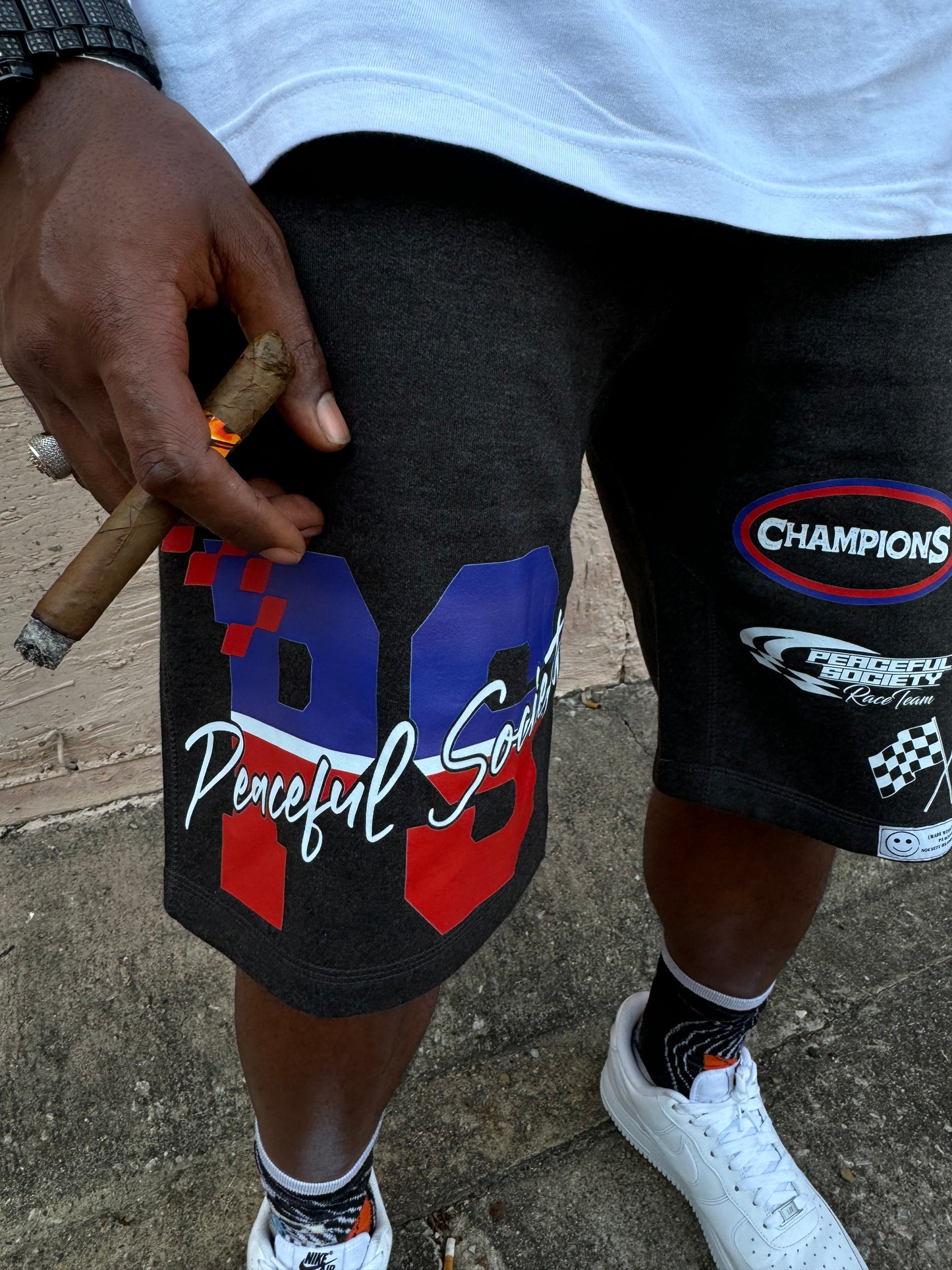 Peaceful Society “Raceteam” Shorts