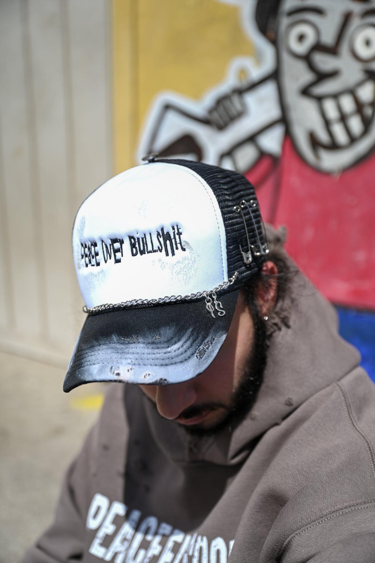 ‘Peace Over Bullshit’ Vintage Hats (2 Colors)