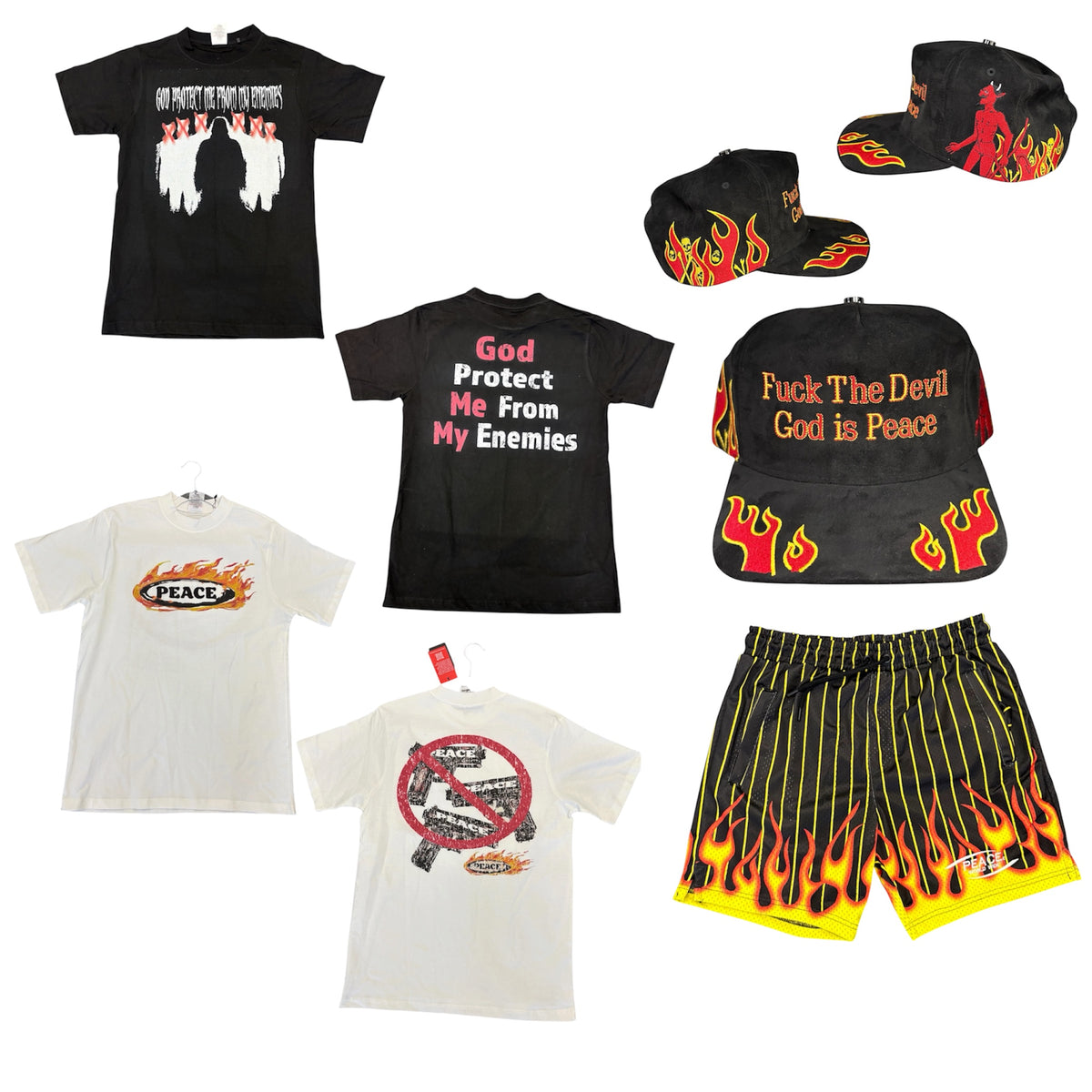 Peace ‘On Fire’ T-Shirt