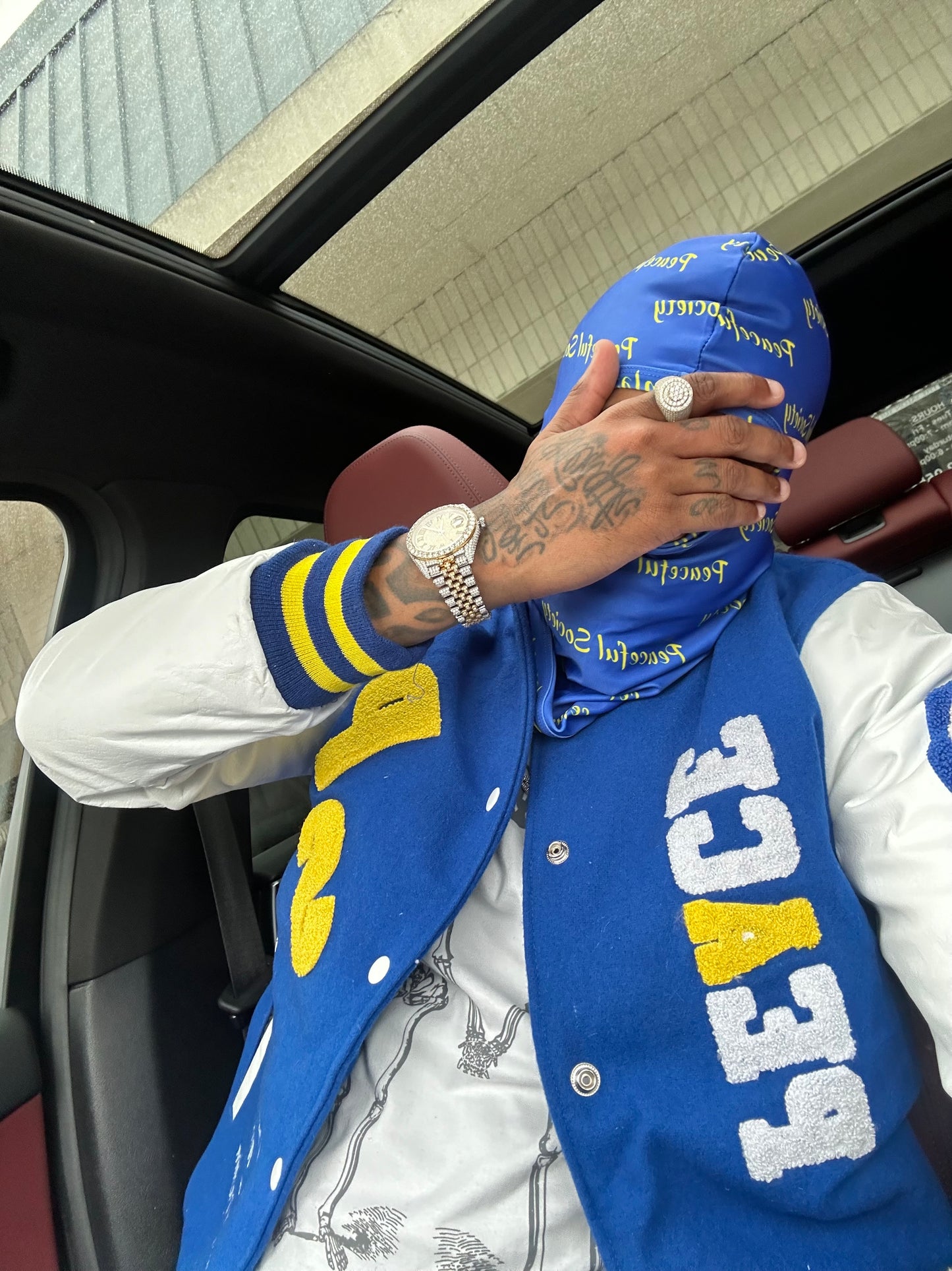 PS Smiley Varsity Coat “Royal Blue”
