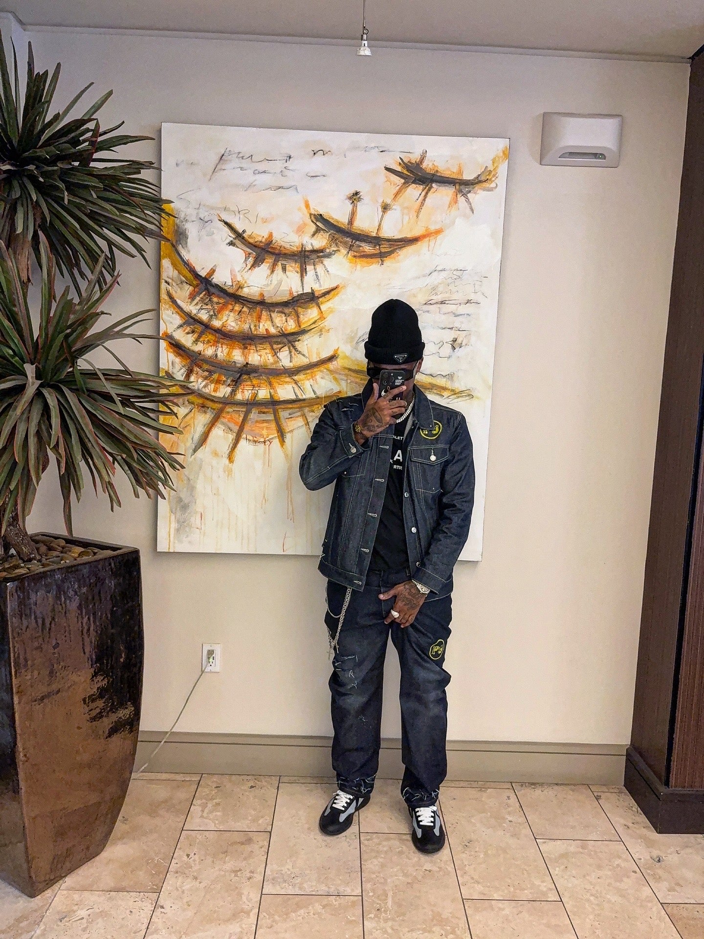 “PS” New York Denim Jeans (Custom Pocket-Chain)