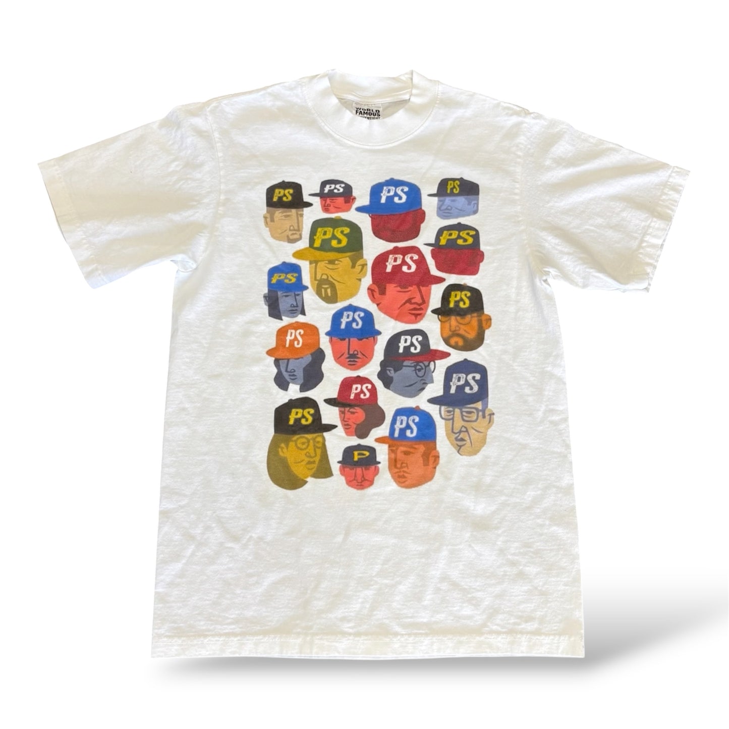 White ‘PS Fitted Hat’ T-Shirt