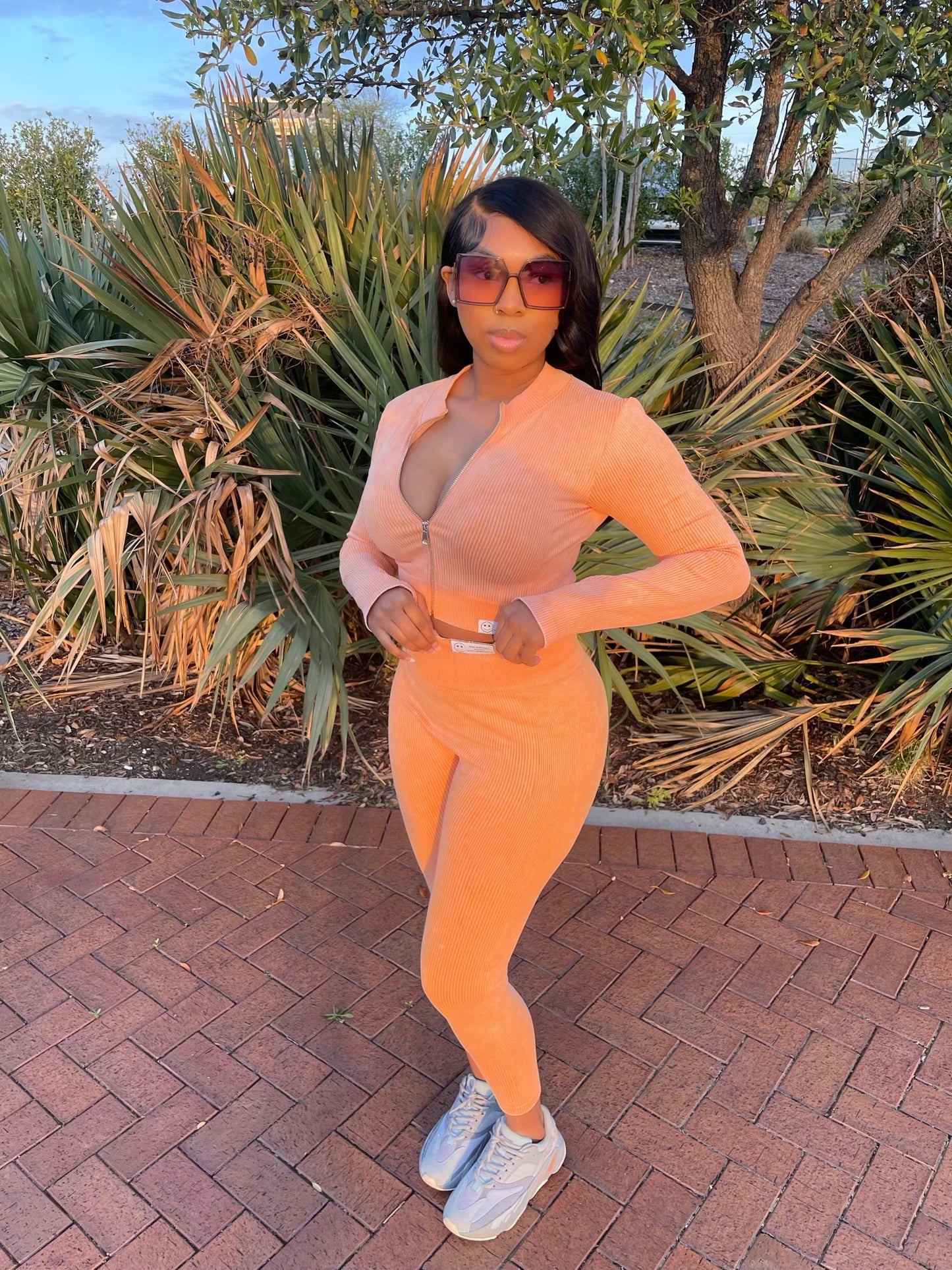 ‘Orange is Fun’ Peaceful Jumpsuit
