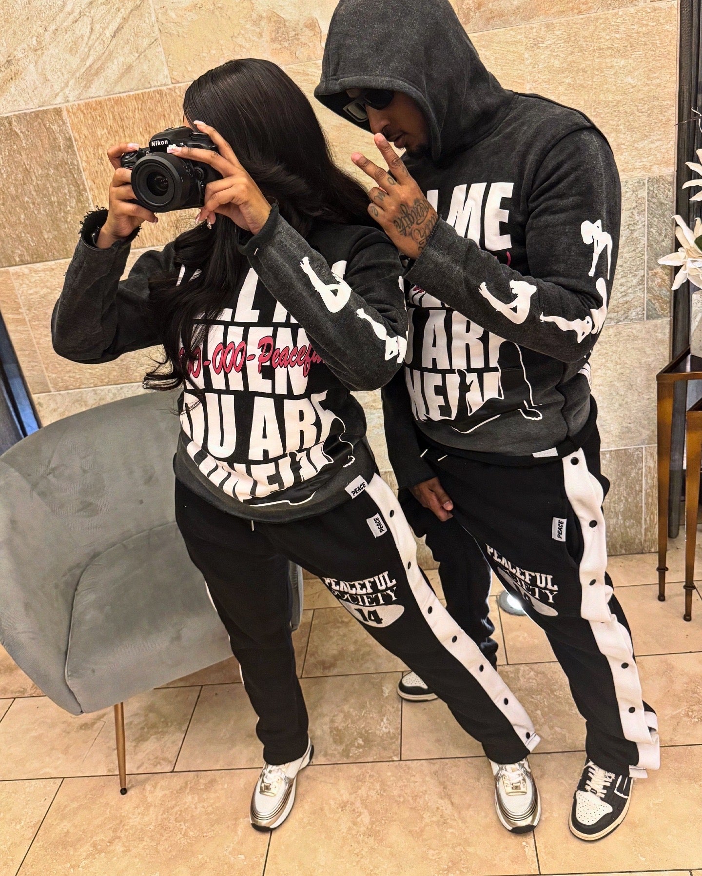 ‘Call Me When You’re Lonely’ Black Hoodie