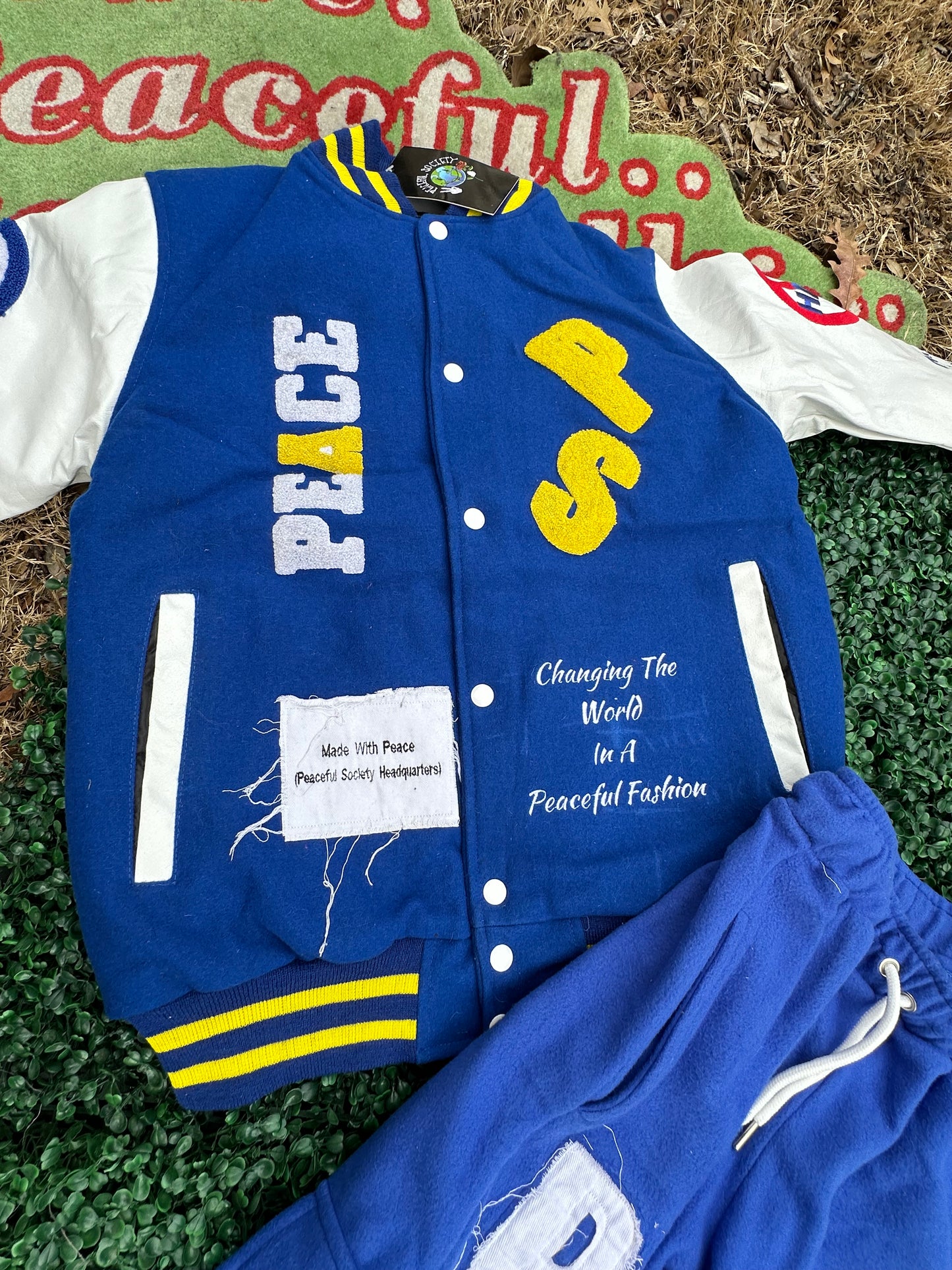 PS Smiley Varsity Coat “Royal Blue”