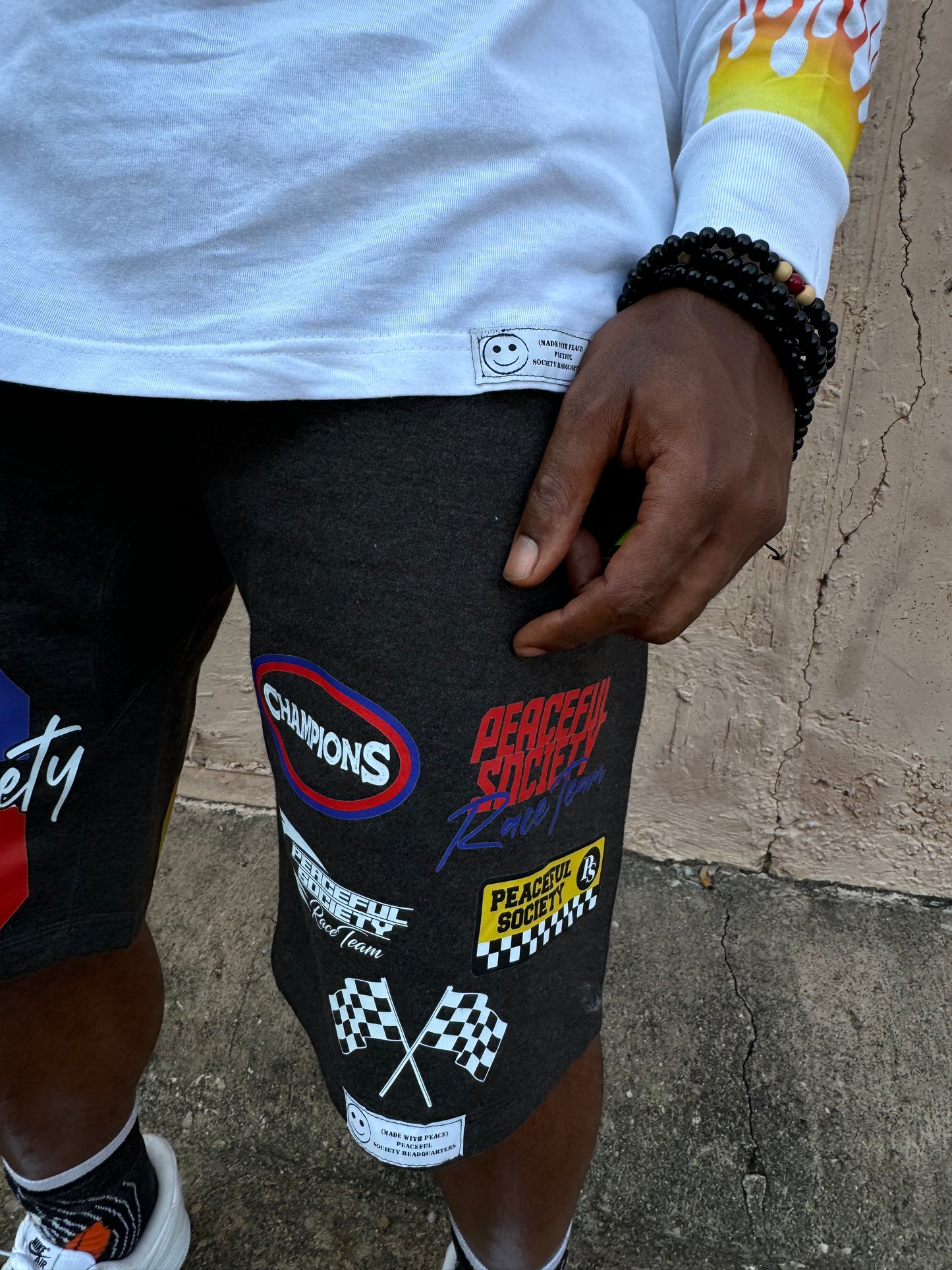 Peaceful Society “Raceteam” Shorts