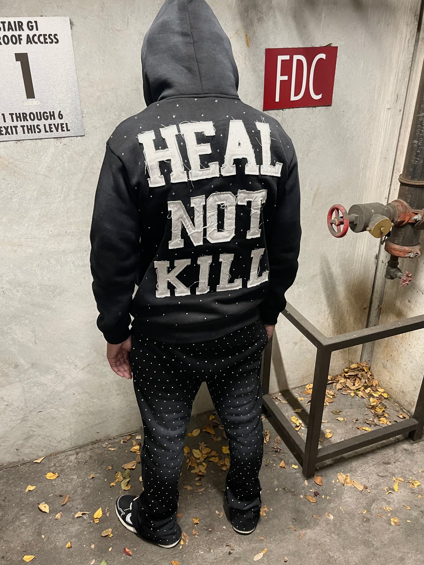 Black ‘Heal Not Kill’ Set
