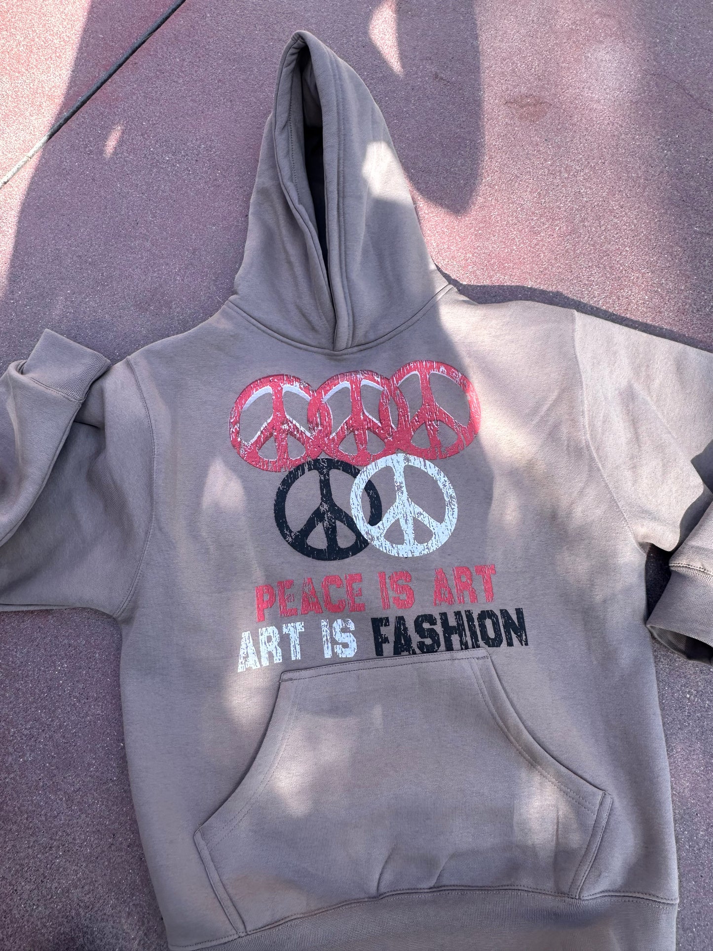 ‘Peace is Art’ Heavyweight Hoodie