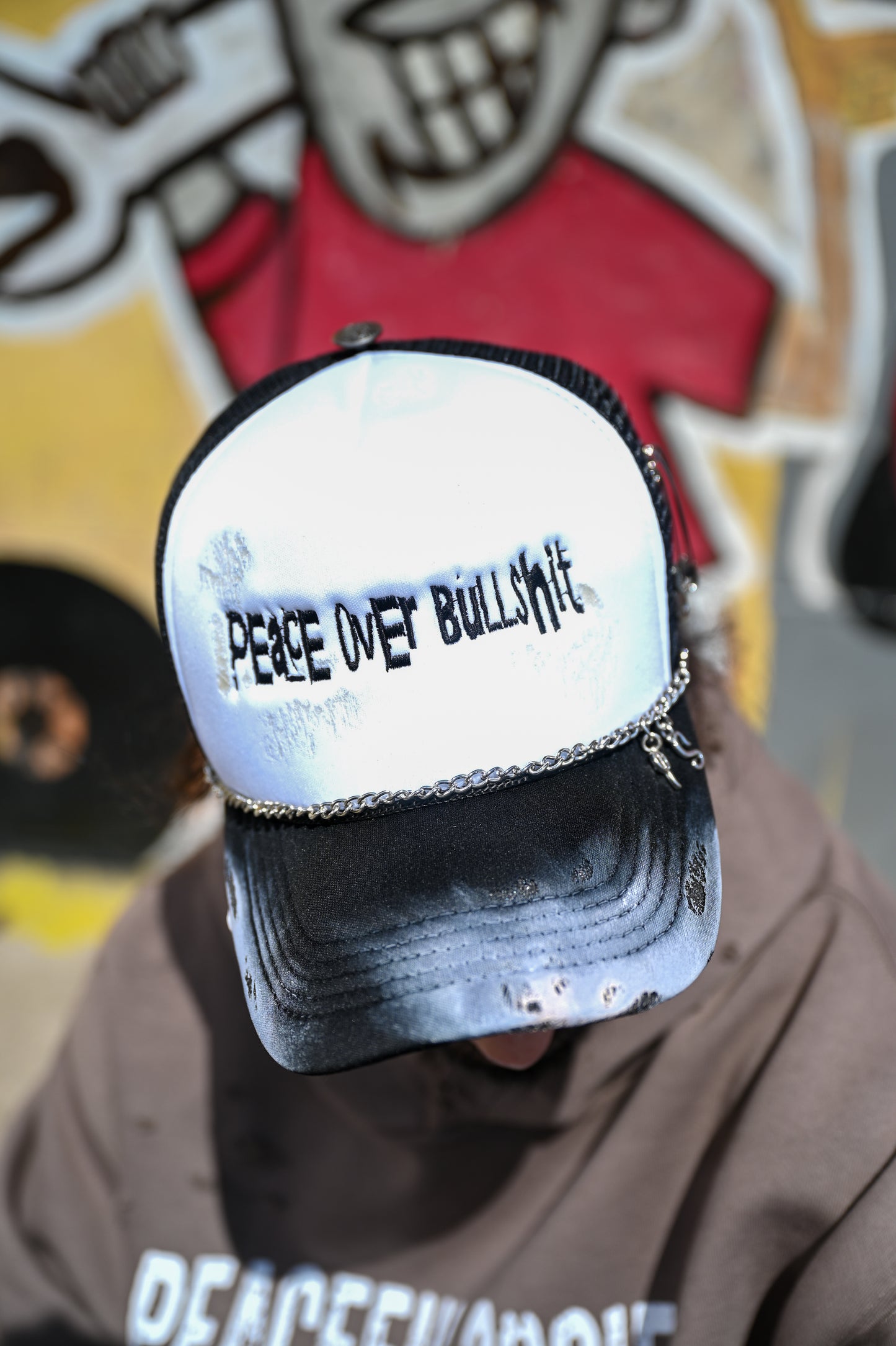‘Peace Over Bullshit’ Vintage Hats (2 Colors)