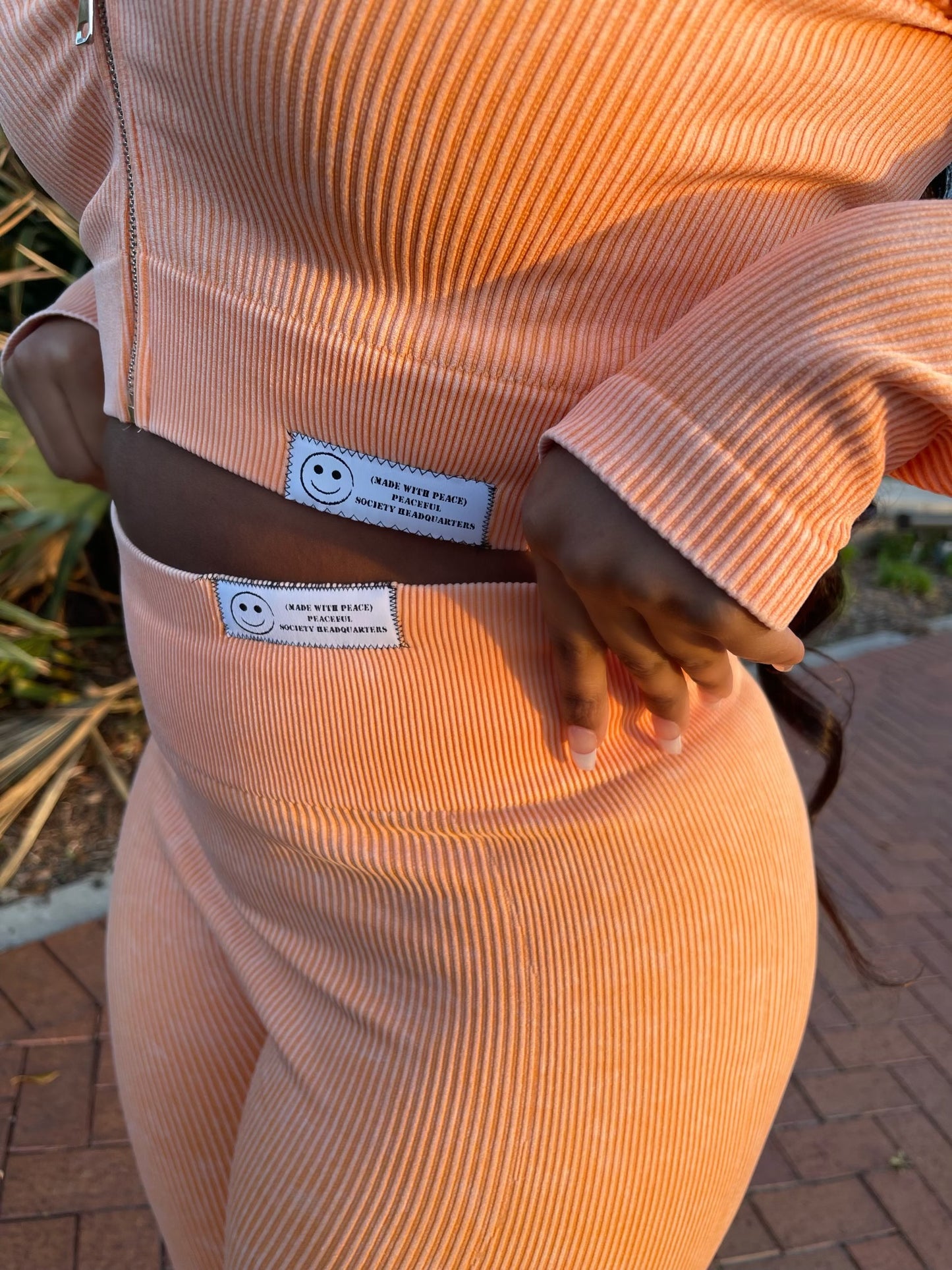 ‘Orange is Fun’ Peaceful Jumpsuit