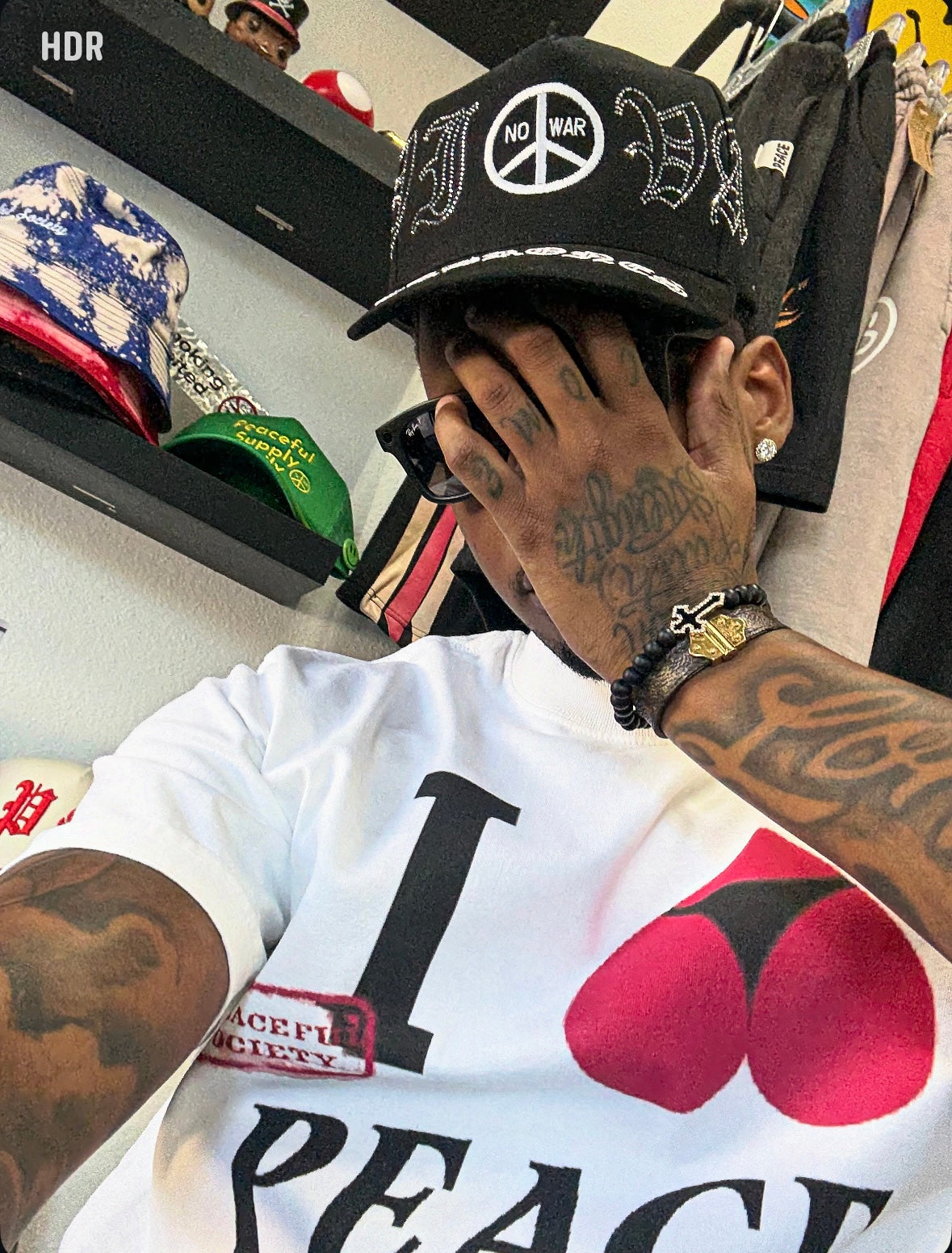 ‘I ❤️ Peace Society’ Springbreak T-Shirt