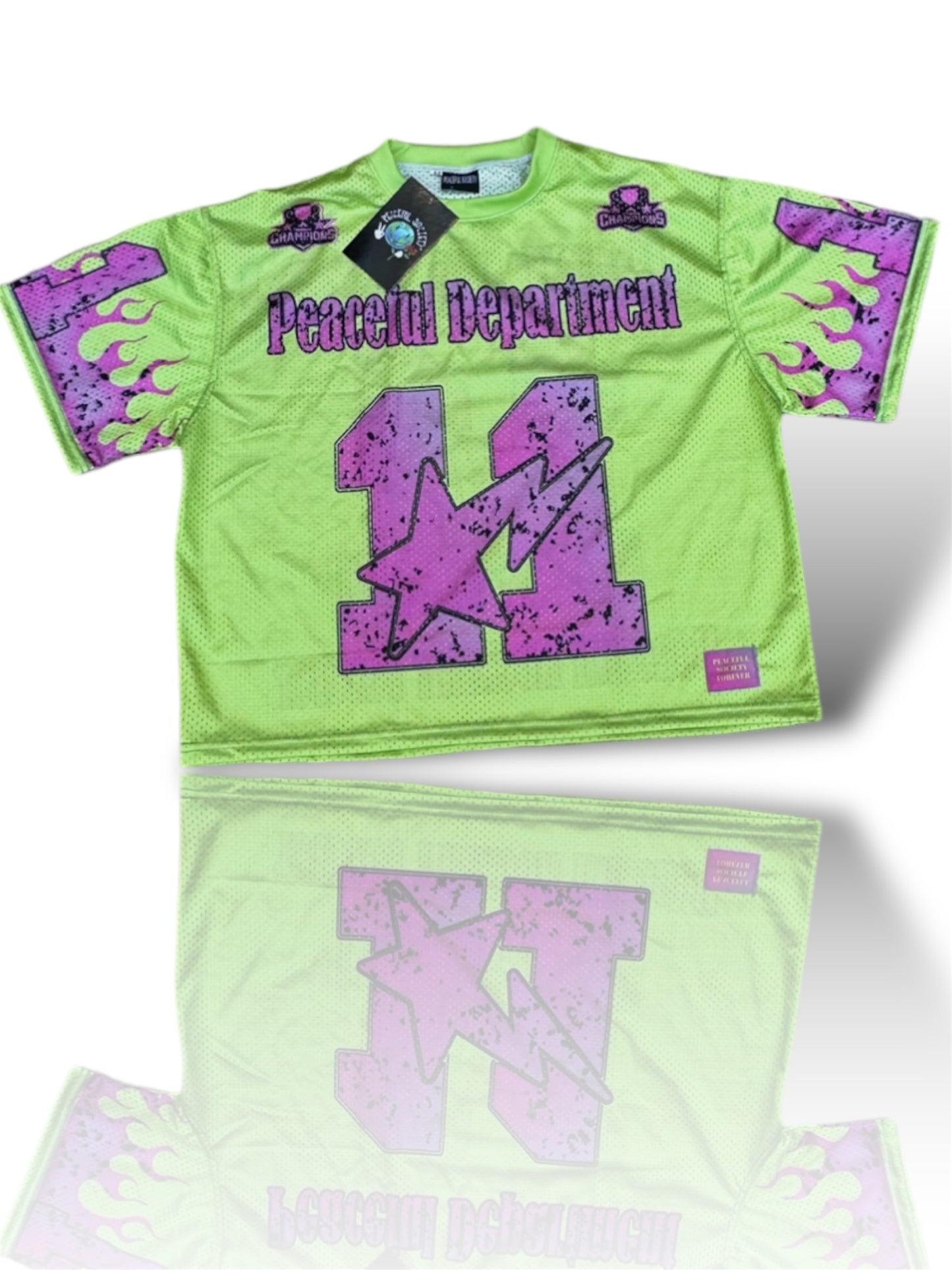 Green ‘Peaceful Department’ Jersey