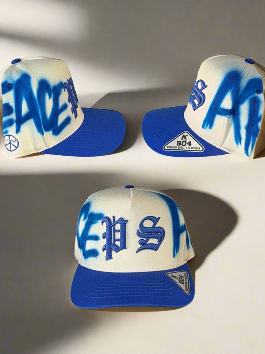 Royal Blue ‘Art is Peace’ Street Hat