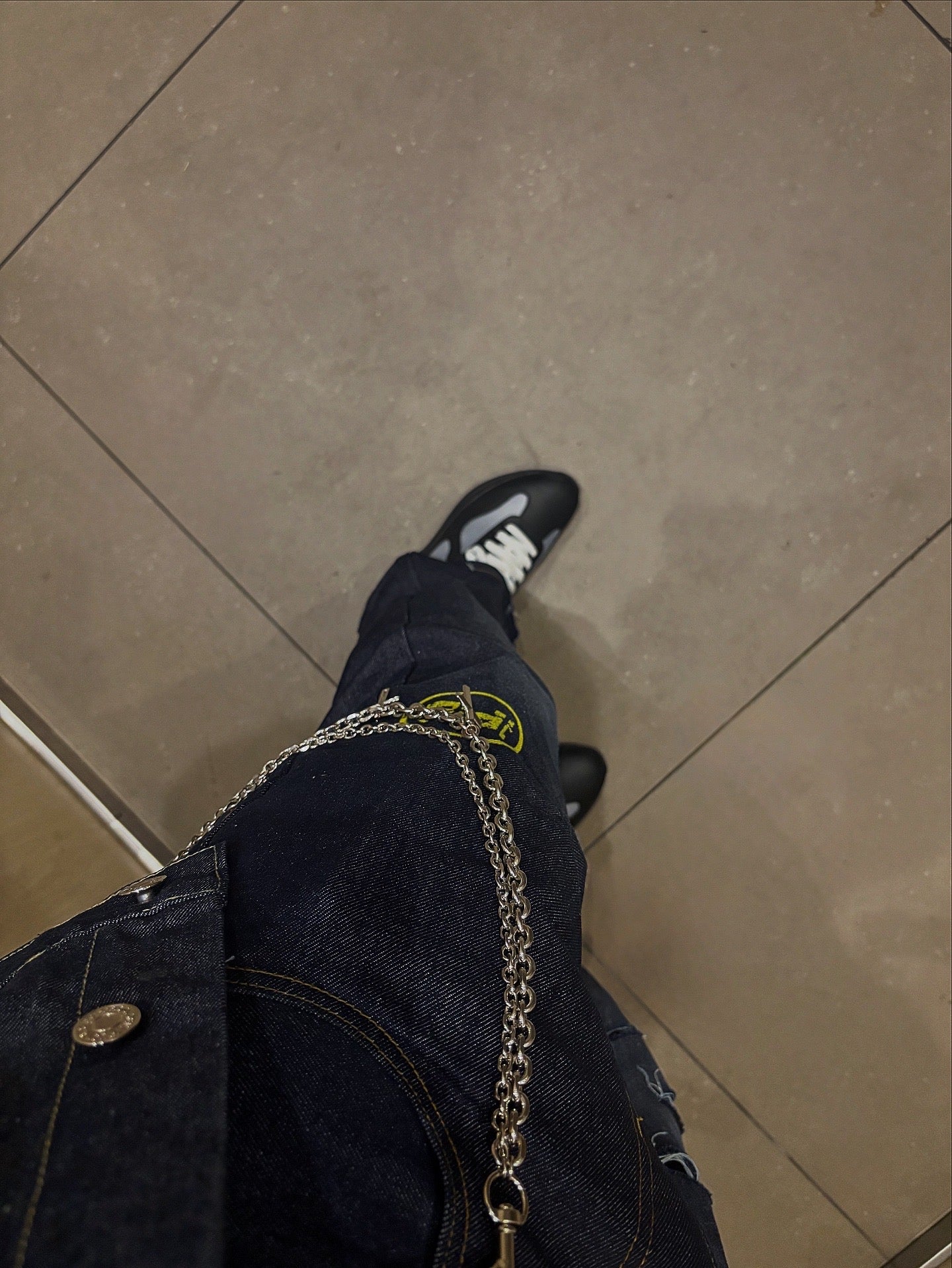 “PS” New York Denim Jeans (Custom Pocket-Chain)