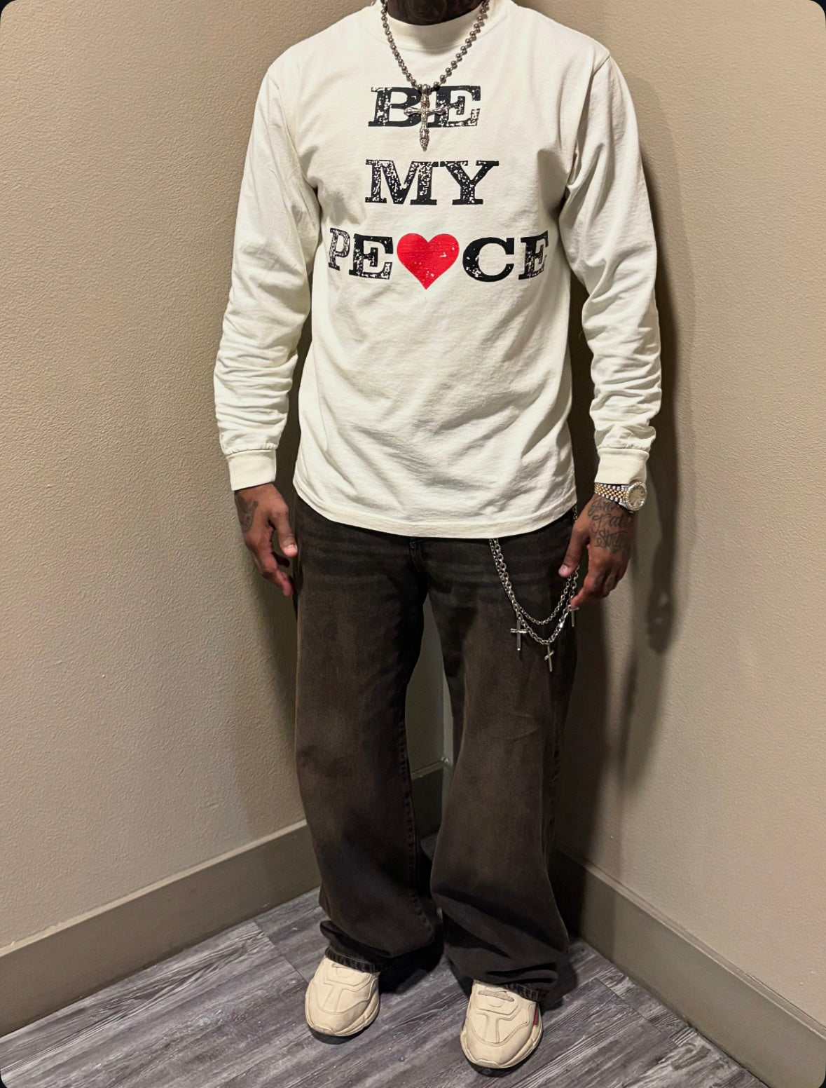 ‘Be My Peace’ Long Sleeve T-Shirt