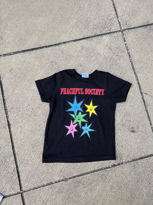 Youth ‘Superstar’ Black Graphic T-Shirt