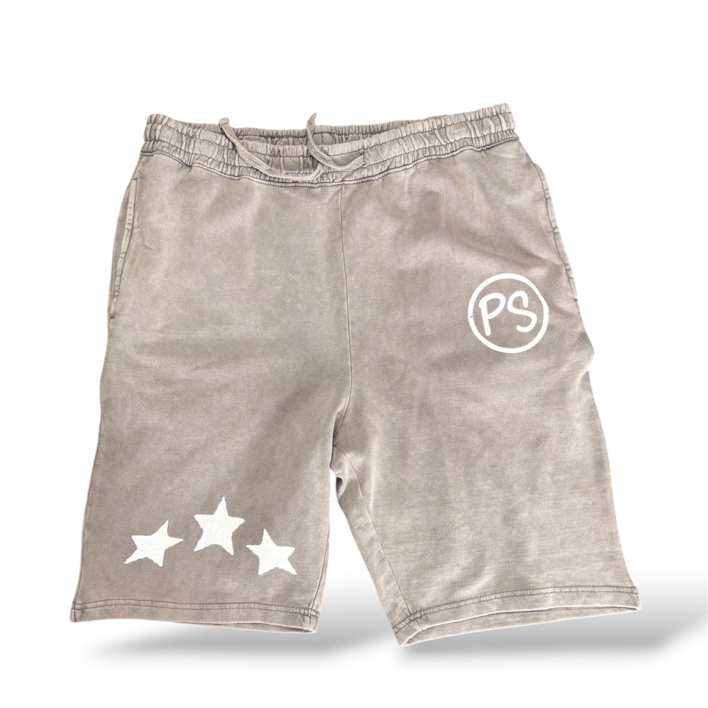 Acid Grey ‘PS’ Shorts