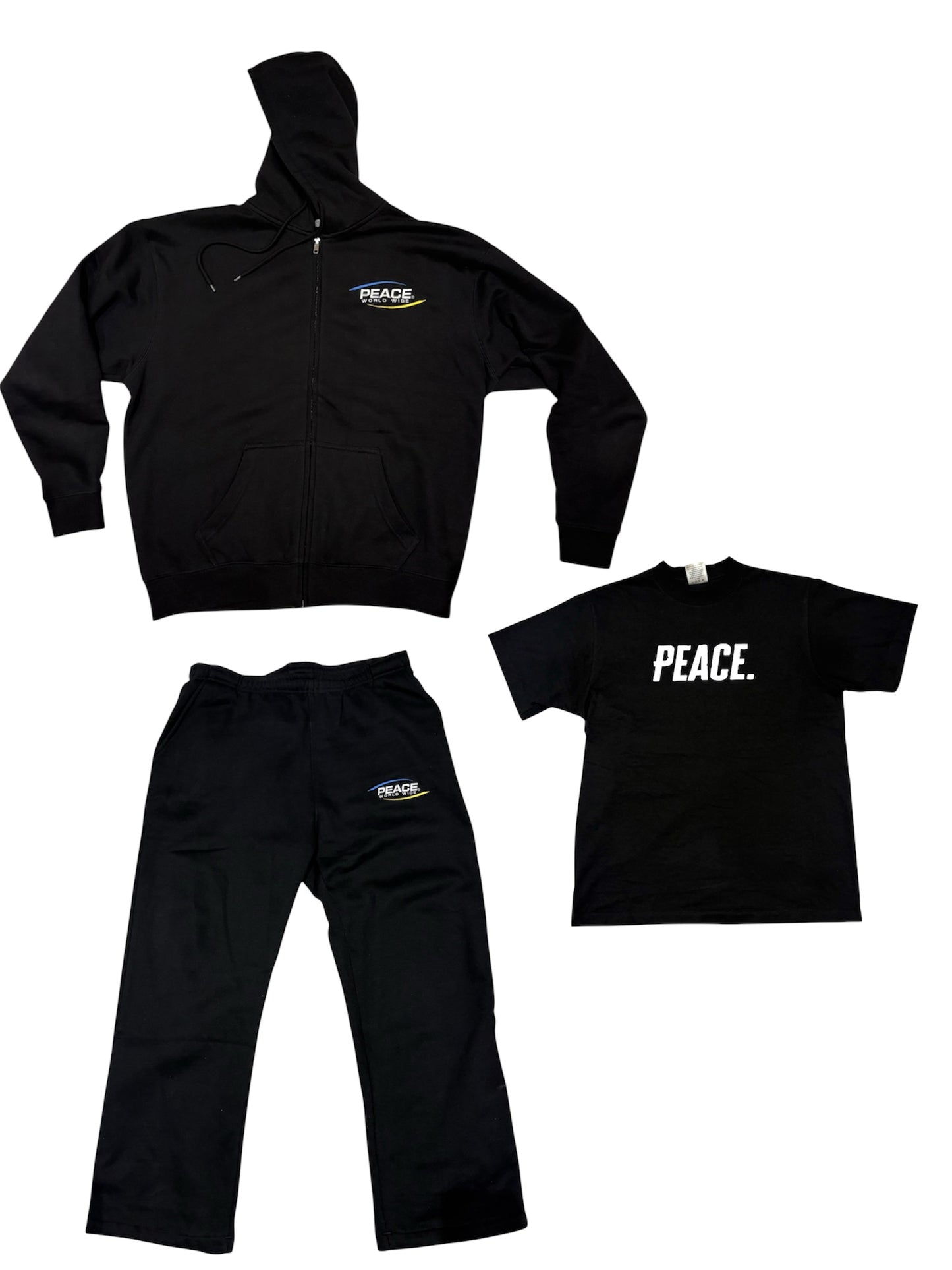 ‘Peace World-Wide’ Zip Up