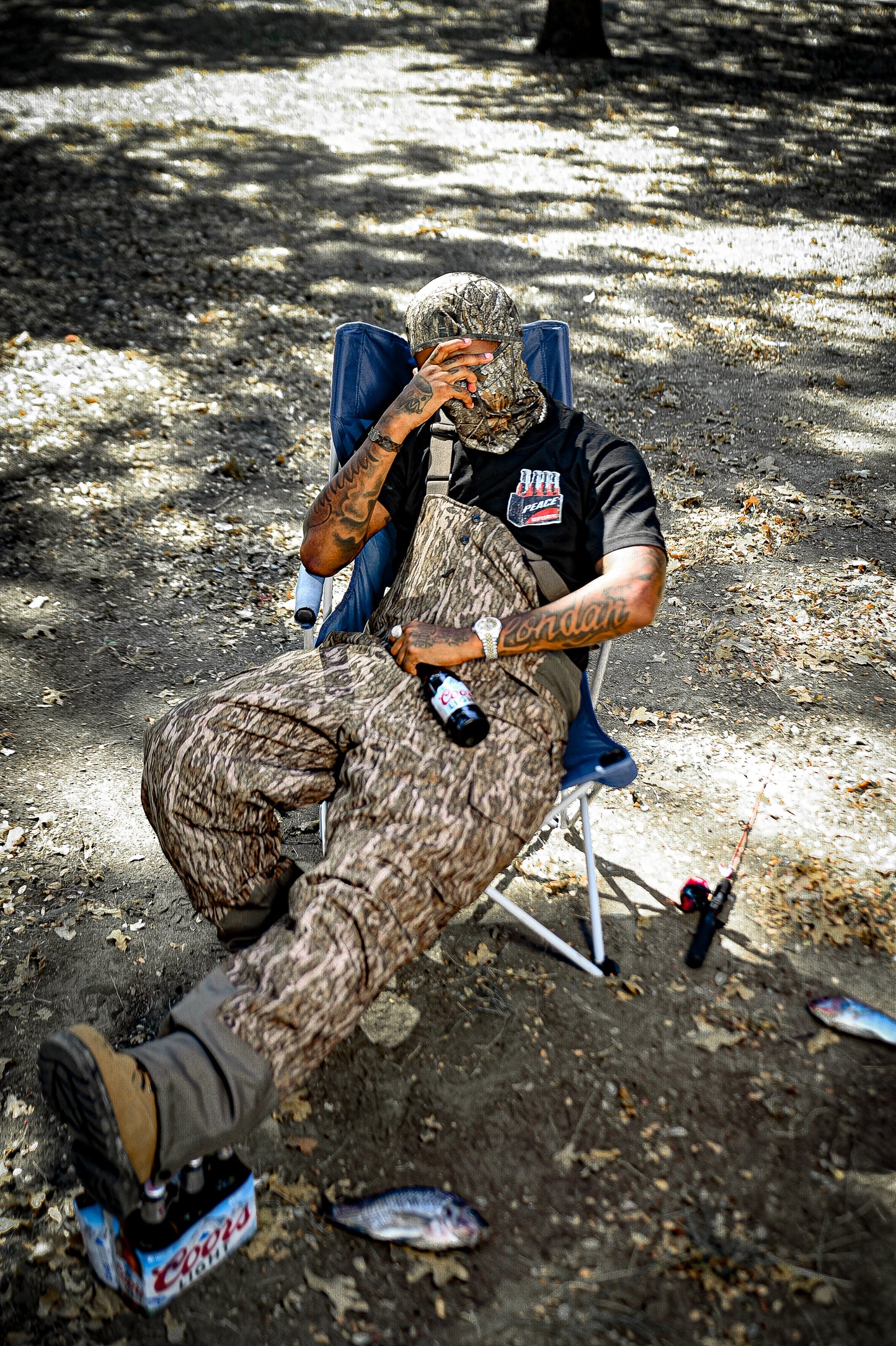 Black ‘Every Sip Filled With Peace’ T-Shirt