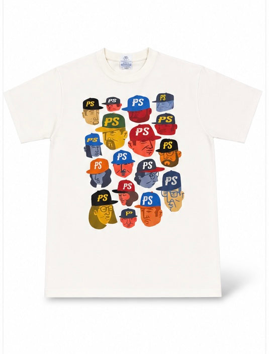 White ‘PS Fitted Hat’ T-Shirt