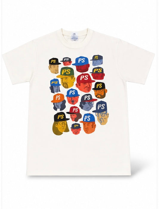 White ‘PS Fitted Hat’ T-Shirt