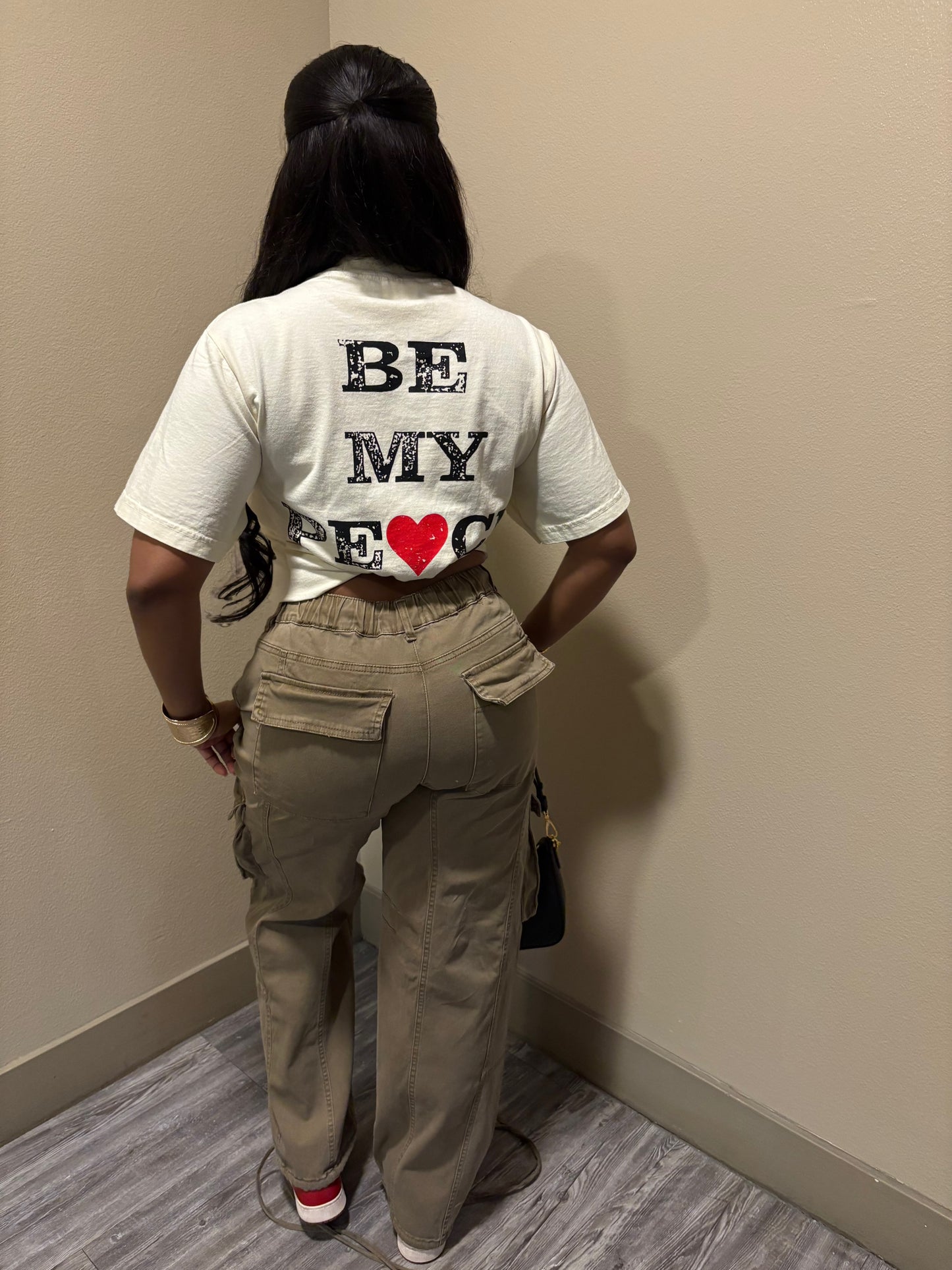 ‘Be My Peace’ Short Sleeve Heavyweight T-Shirt