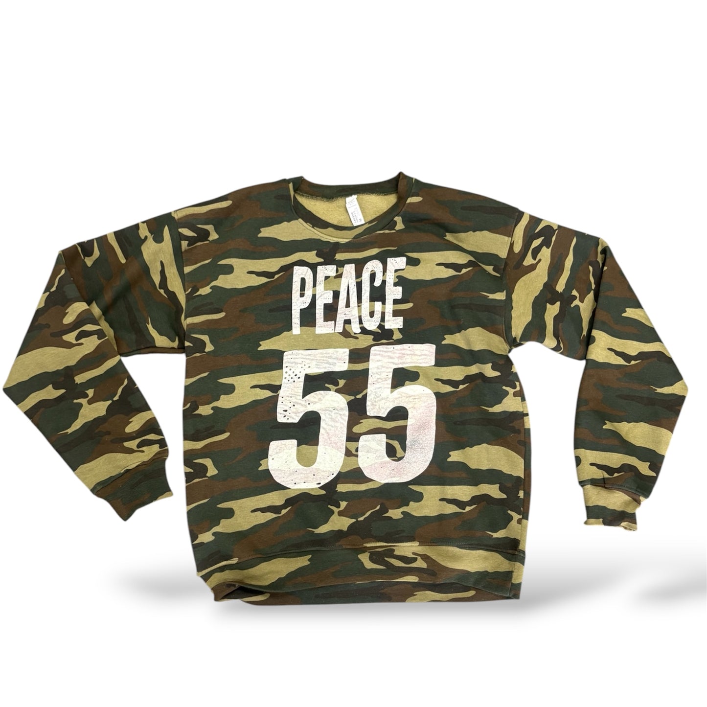 Camo ‘Peace 55’ Crew Neck