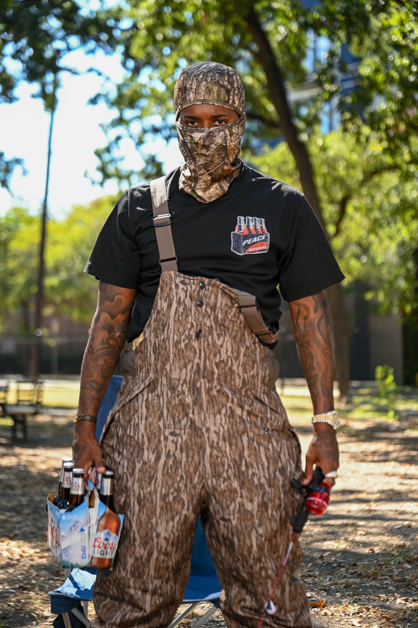 Black ‘Every Sip Filled With Peace’ T-Shirt