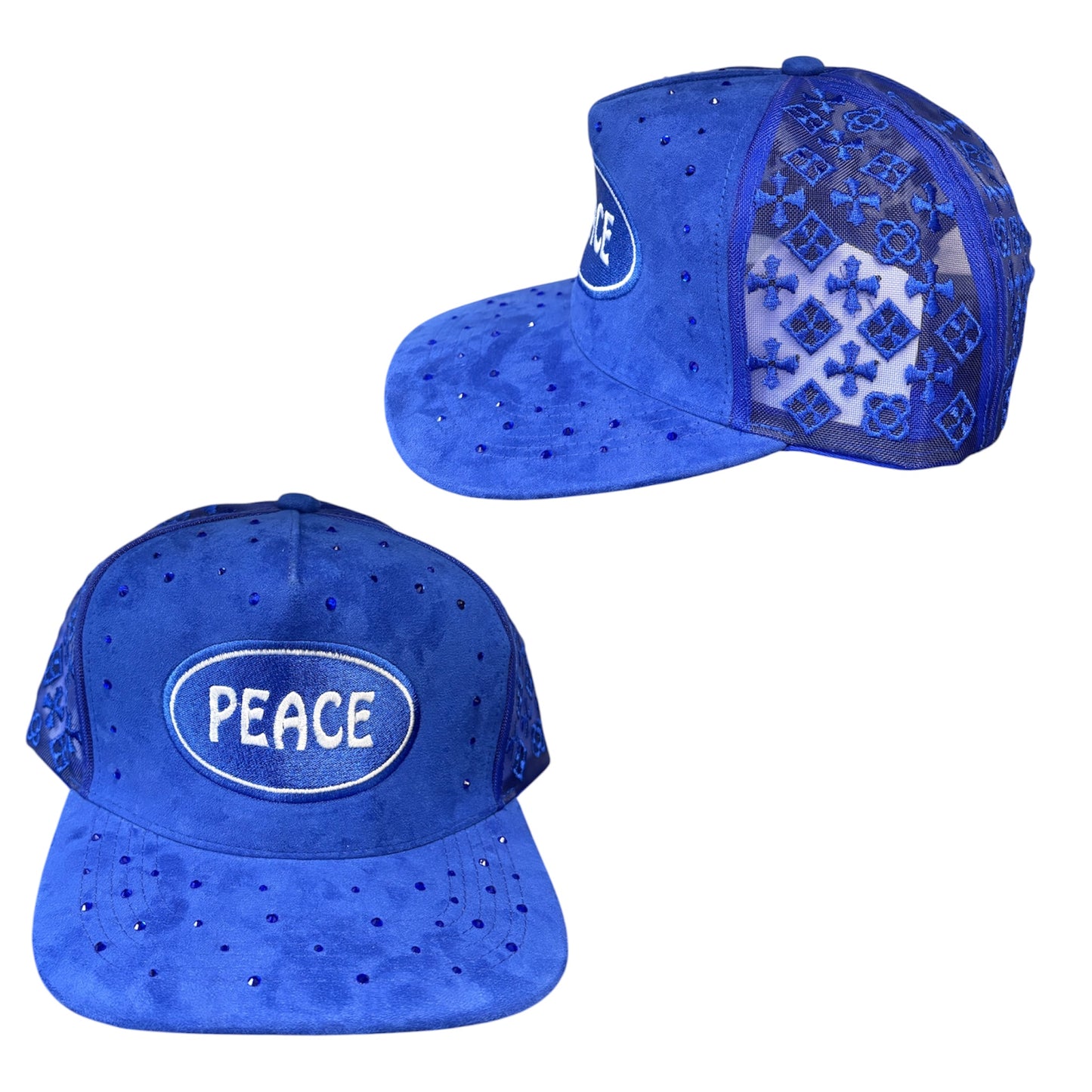 Royal Blue ‘Rhinestone Chrome’ Hat