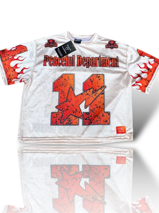 Tan ‘Peaceful Department' Jersey