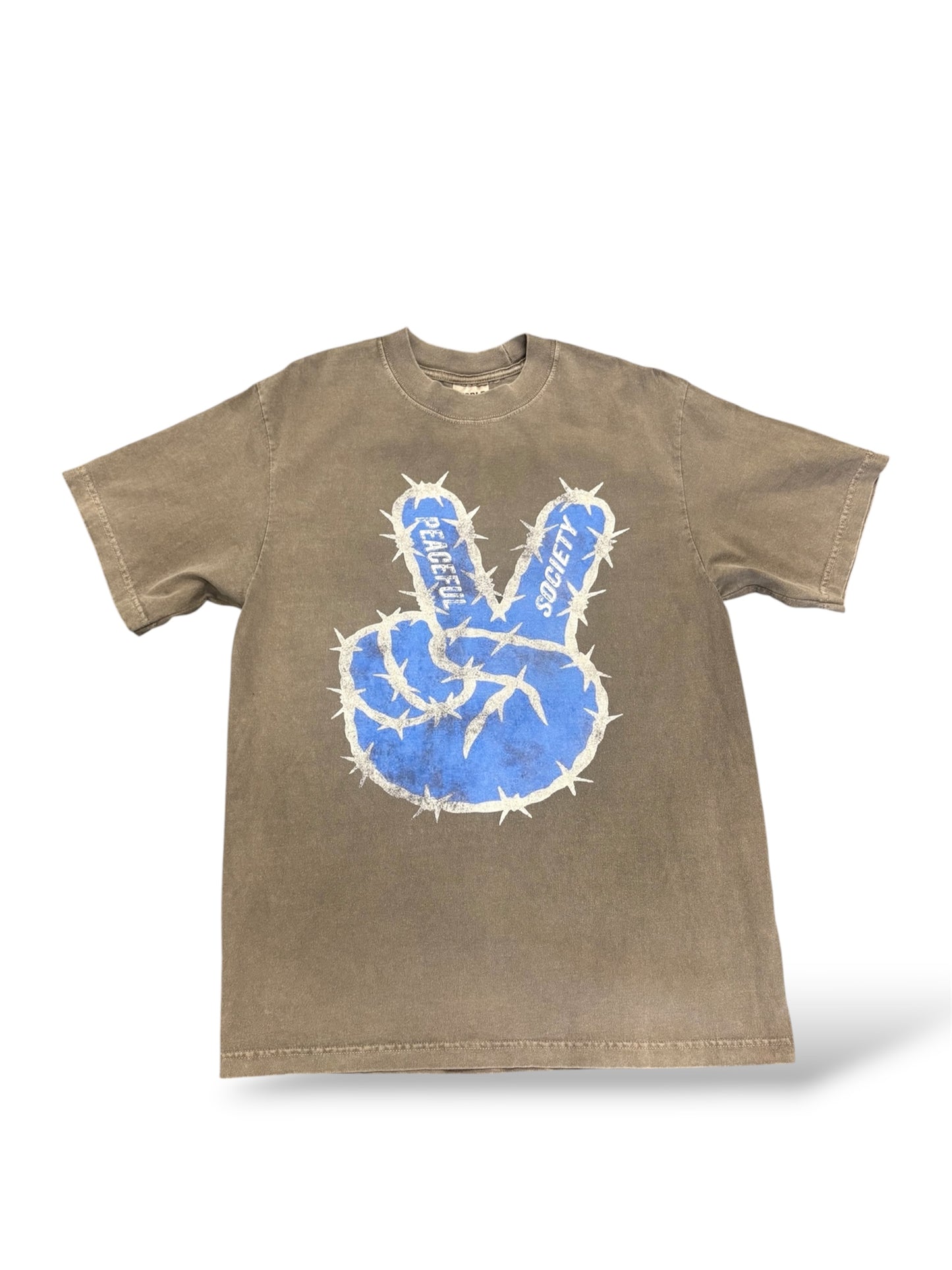 Acid Grey ‘Peace’ Baggy T-Shirt