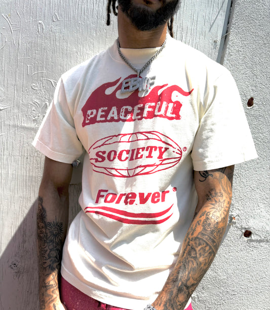 ‘Peaceful Society Forever’ T-Shirt