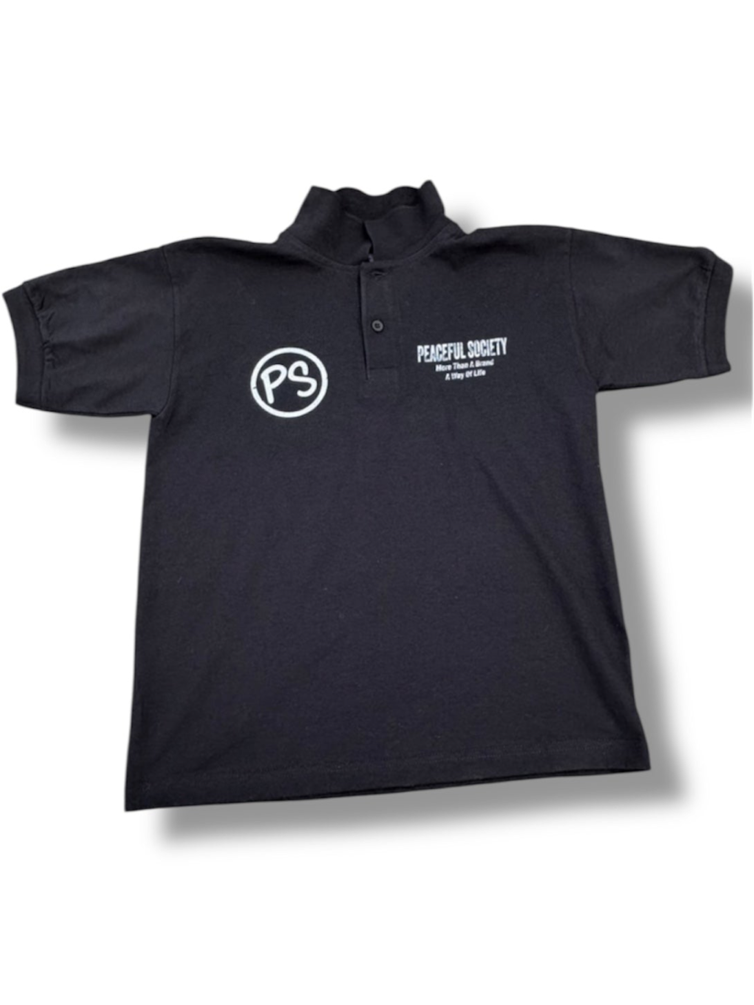 ‘PS’ Black Collar Shirt