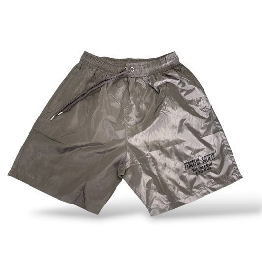 Dark Grey ‘Peaceful Society’ Shorts