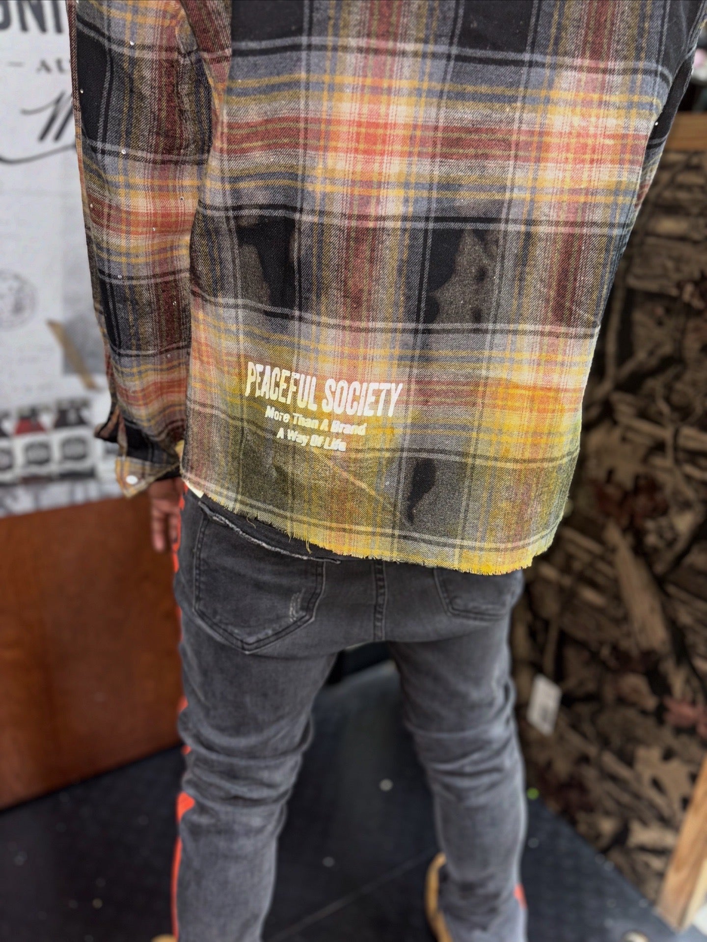 ‘PS’ Vintage Button Up