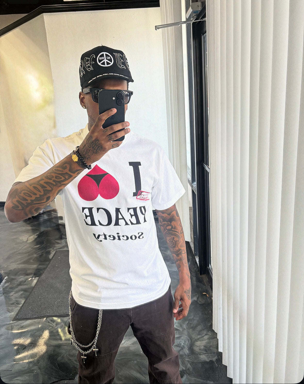 ‘I ❤️ Peace Society’ Springbreak T-Shirt