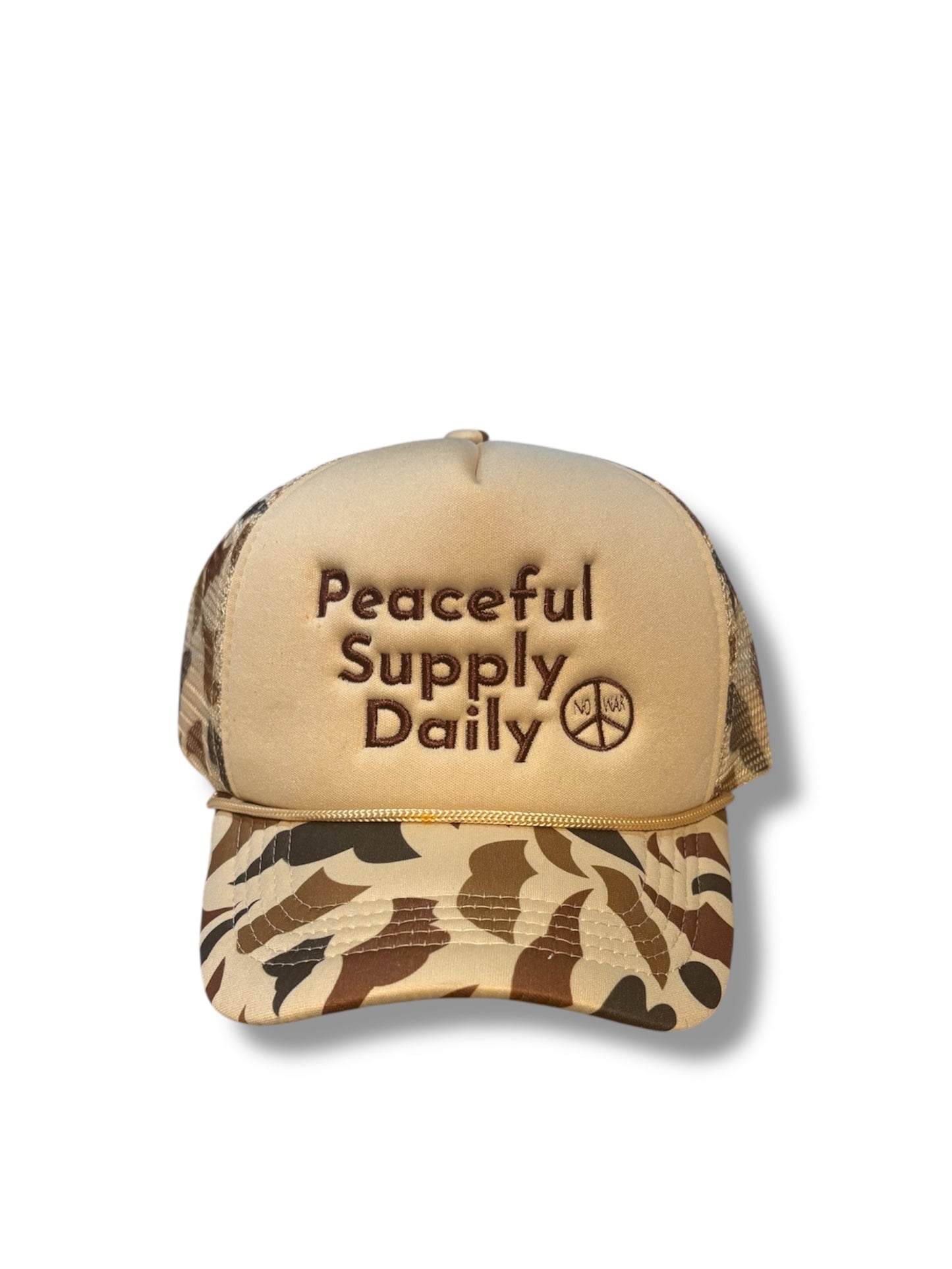 ‘Peaceful Supply Daily’ Camo hat