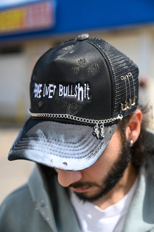 ‘Peace Over Bullshit’ Vintage Hats (2 Colors)