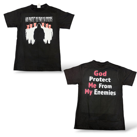 Black ‘God Protect Me’ T-Shirt