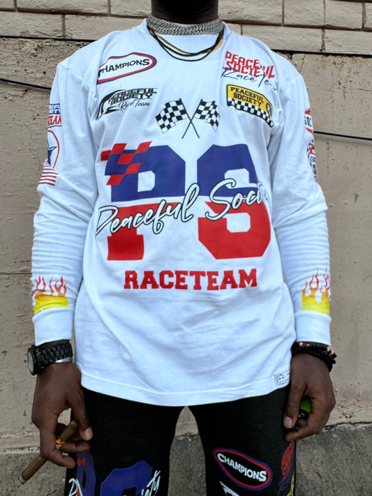 Peaceful Society “Raceteam” Longsleeve Tee