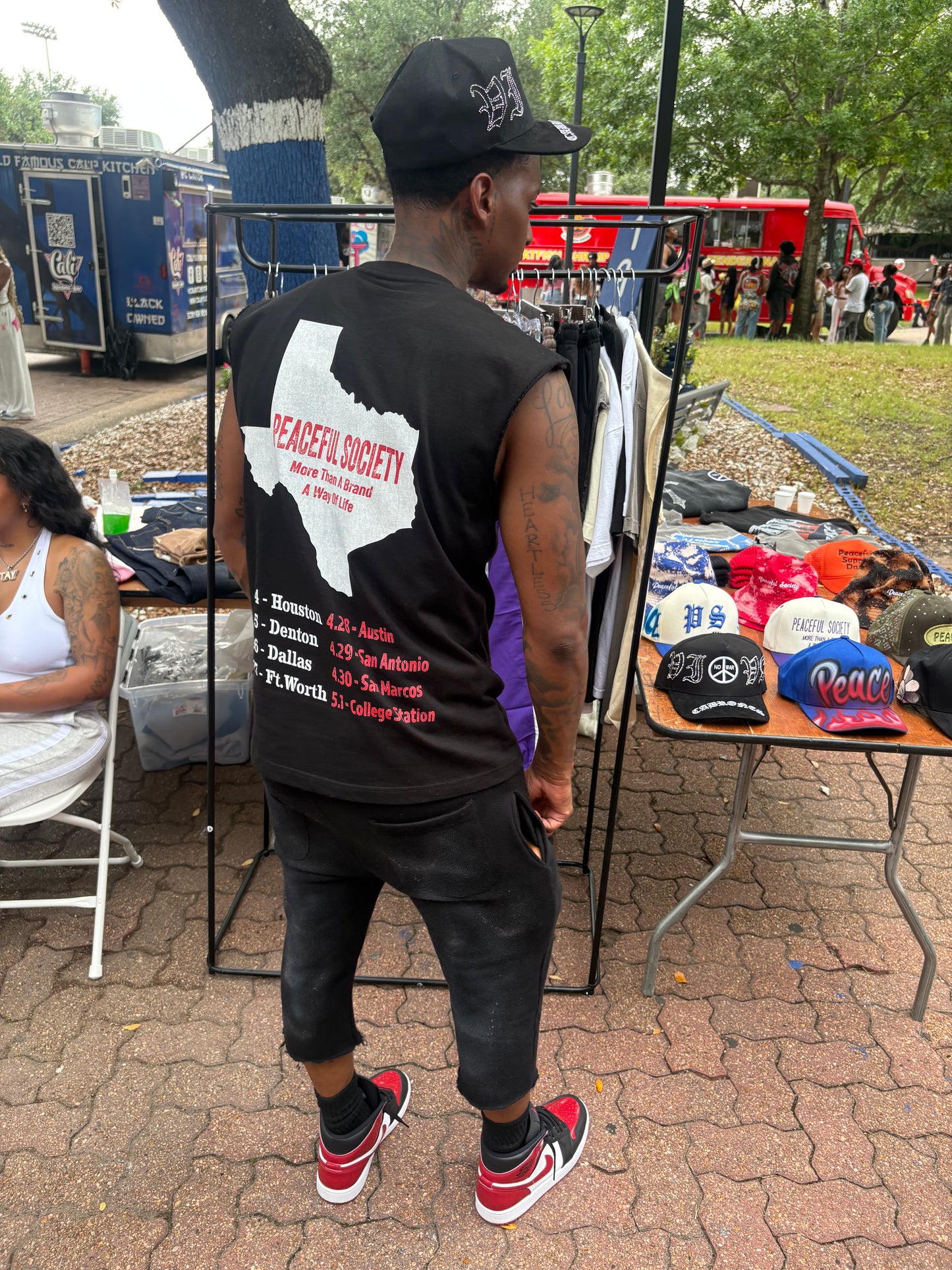 Peaceful Society ‘Texas Tour’ Sleeveless T-Shirt