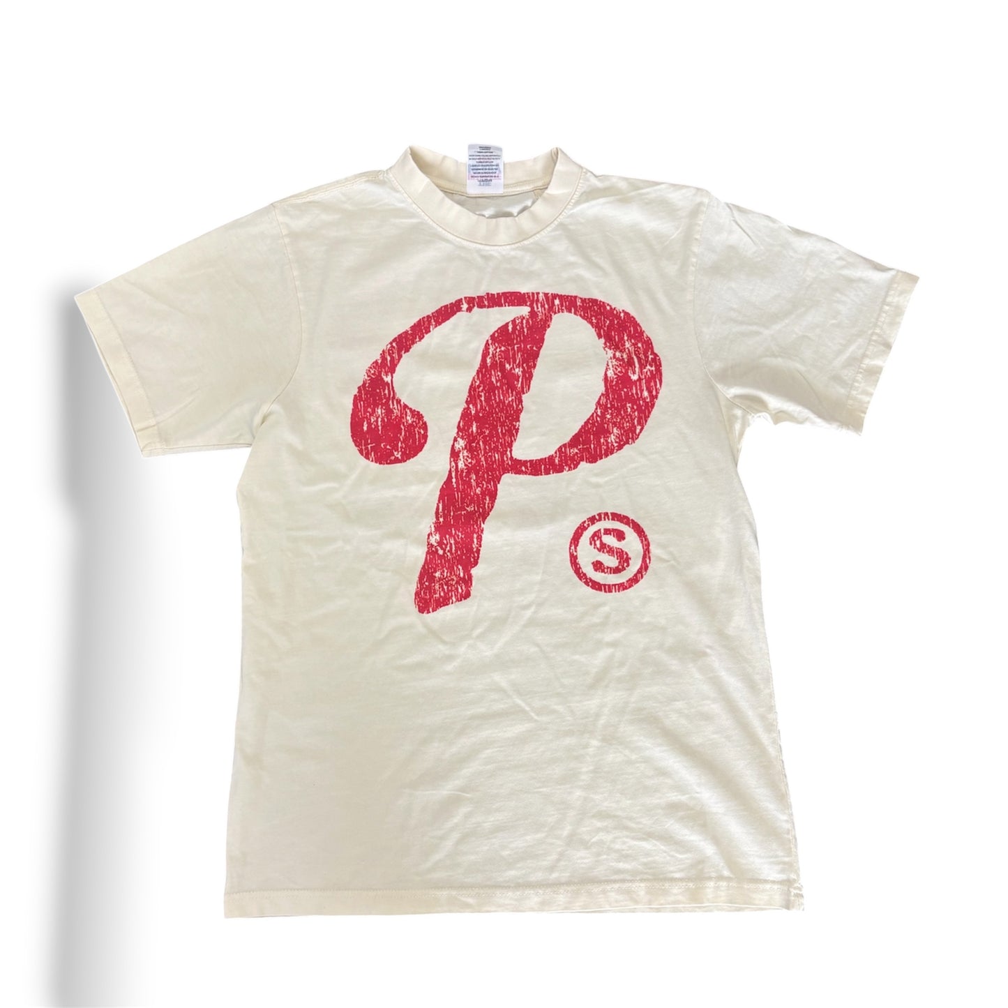 Cream ‘P’ T-Shirt