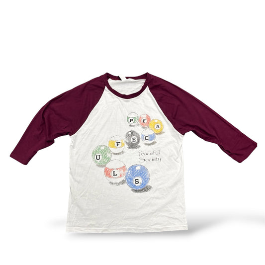 Peaceful Society ‘Baseball Cut’ T-Shirt
