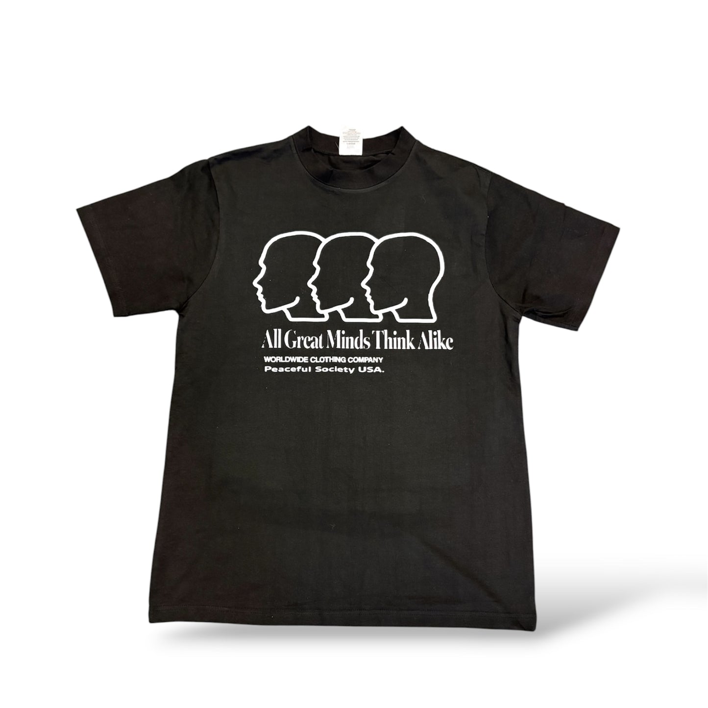 Black ‘Great Minds Think Alike’ T-Shirt