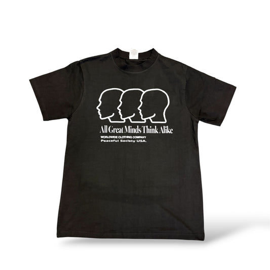 Black ‘Great Minds Think Alike’ T-Shirt