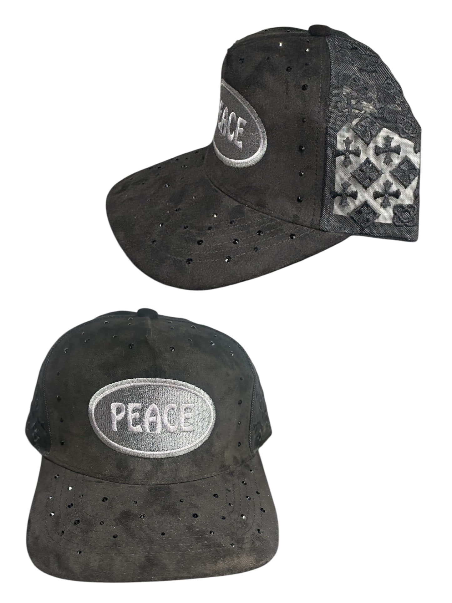 Black ‘Rhinestone Chrome’ Hat